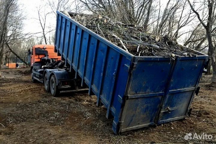 Вывоз мусора любой обьем контейнера газели