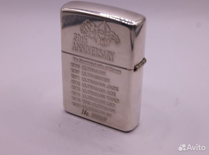 Серебряная Zippo sterling Ultraman 1996 год