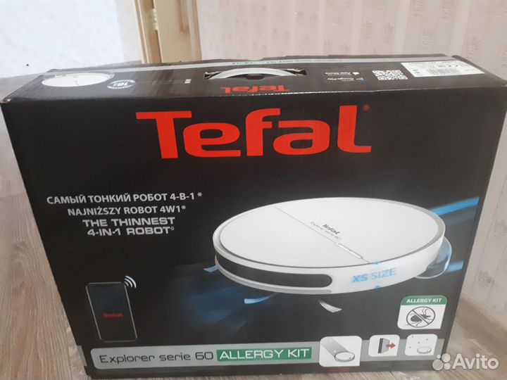 Робот пылесос tefal
