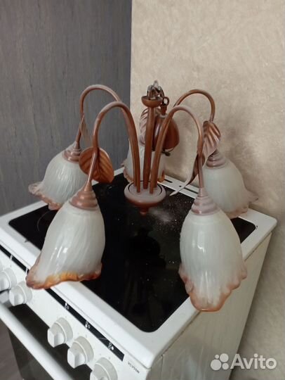 Люстра потолочная бу