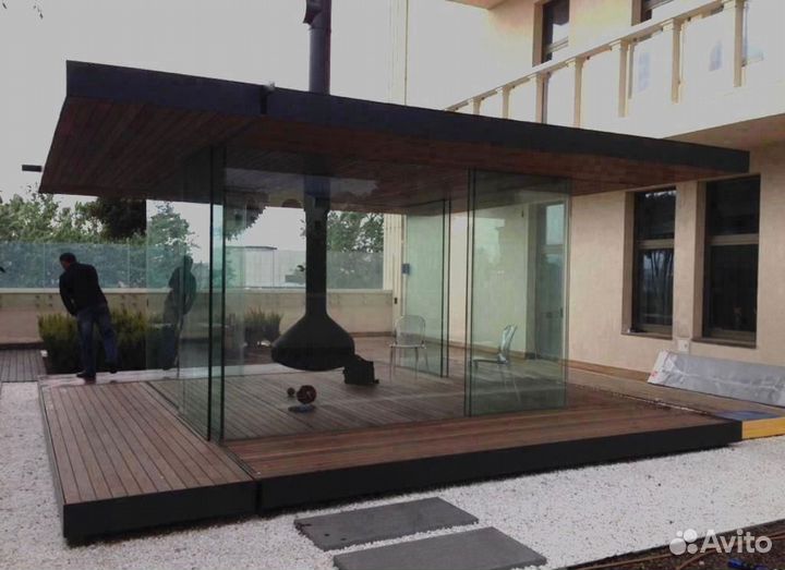 Беседка с мангалом