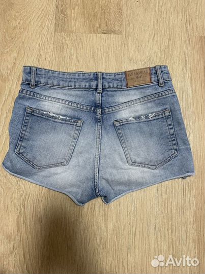 Джинсовые шорты pull bear