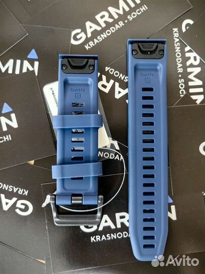 Ремешок Ориг. QuickFit 22mm Garmin Captain Blue