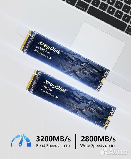 SSD диск XrayDisk M.2 PCIe nvme 1TB Pro 2280