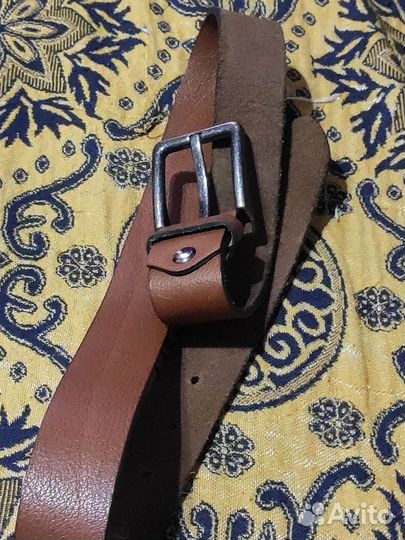 Мужской кожаный ремень