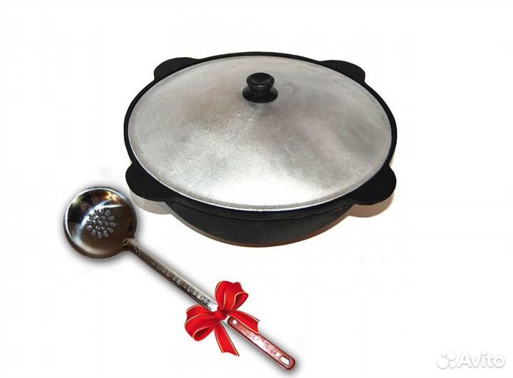 Казан 6л печь шумовка