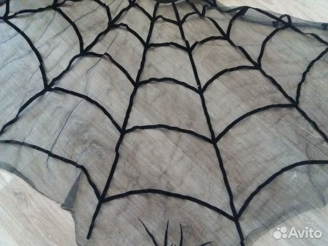 Красивая паутина-накидка 