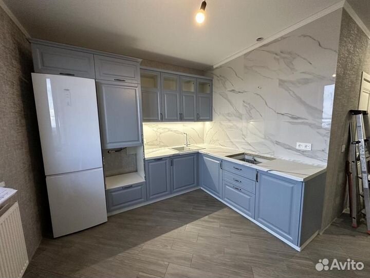 Кухня в стиле IKEA с замером