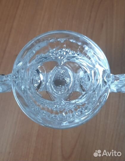 Подсвечник хрустальный сова СССР