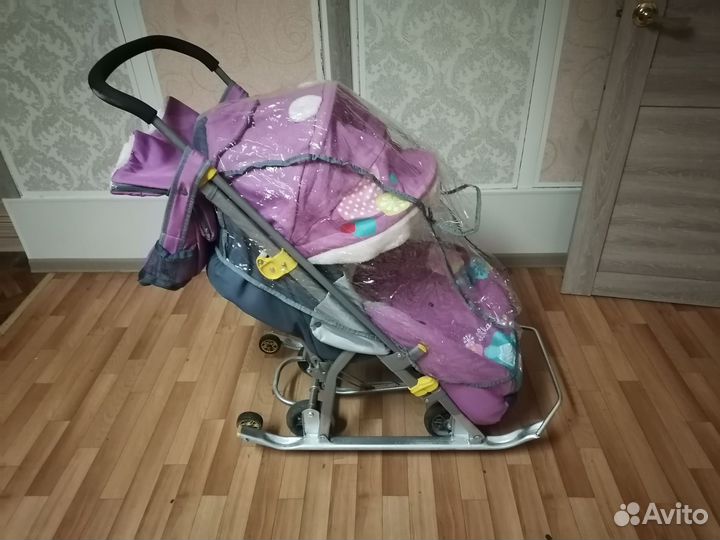 Санки коляска nika kids