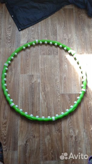 Torneo обруч хулахуп для фитнеса разборный зеленый