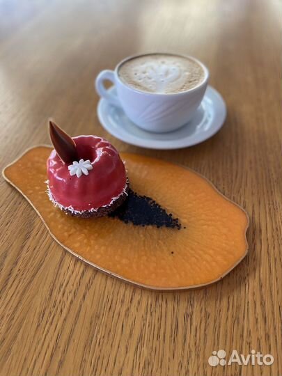 Сервировочная доска, подставка. Папайя