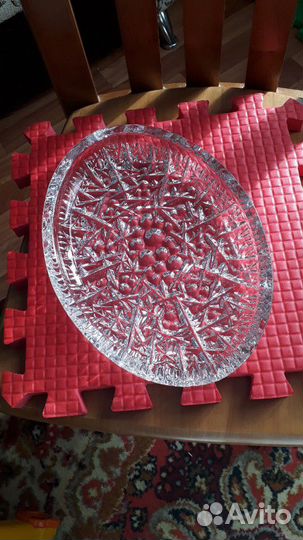Хрустальное блюдо