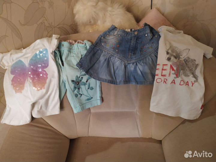 Много одежды для девочки-3-5лет