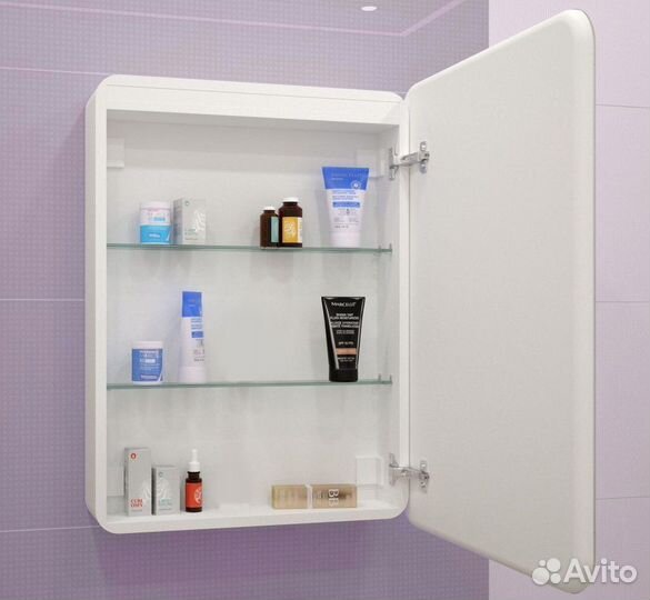 Зеркальный шкаф в ванную Дельта