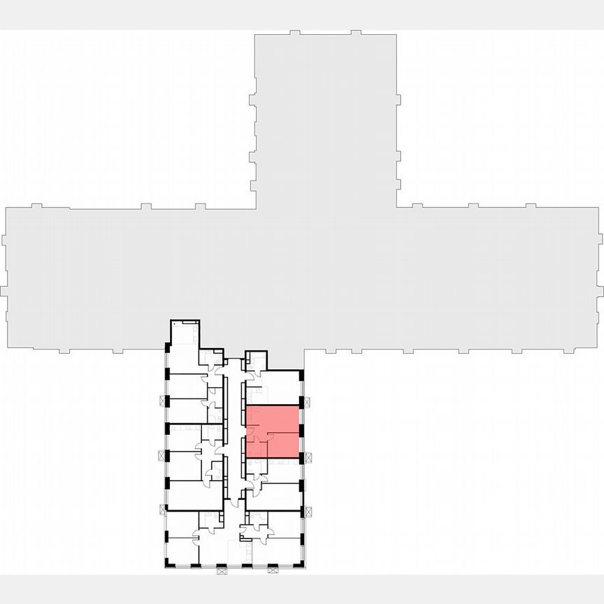 1-к. апартаменты, 36,8 м², 23/30 эт.
