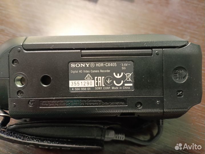 Видеокамера цифровая Sony HDR CX405