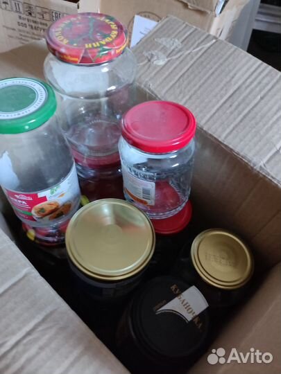 Банка стеклянная с крышкой
