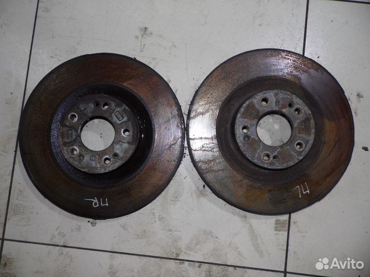 Тормозной диск передний киа кворис kia quoris