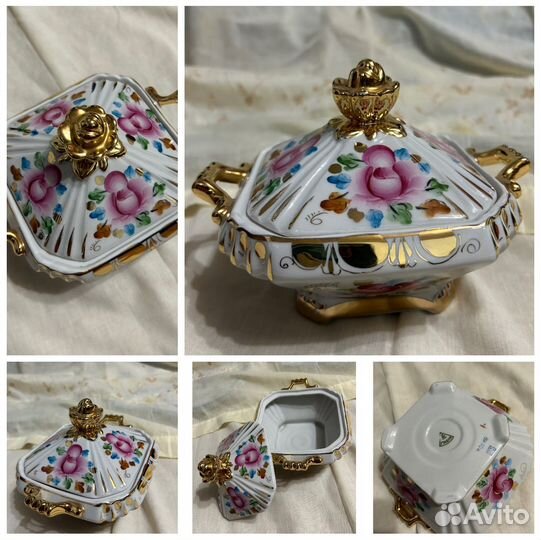 Посуда гжель СССР ручная работа