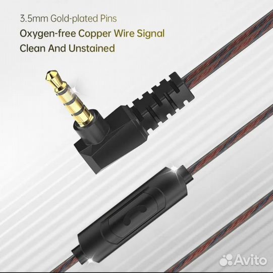 Наушники вкладыши с микрофоном