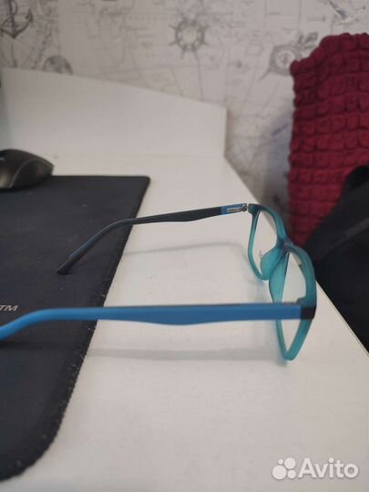 Оправа для очков детская синий цвет, без стекол