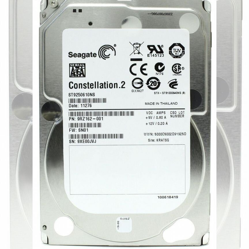 [ST9250610NS] Жесткий Диск Seagate 250gb Sata3 2,5 St9250610ns