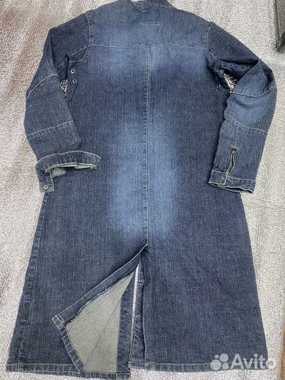 Джинсовый тренчкот женский 44-46р