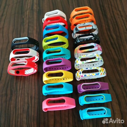 Силиконовые ремешки для xiaomi mi band 2