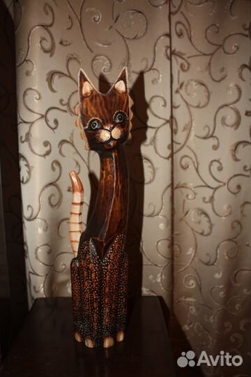 Статуэтка кошки (Индонезия)