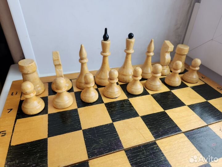Шахматы деревянные СССР хорошие