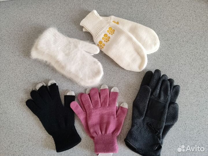 Варежки перчатки женские