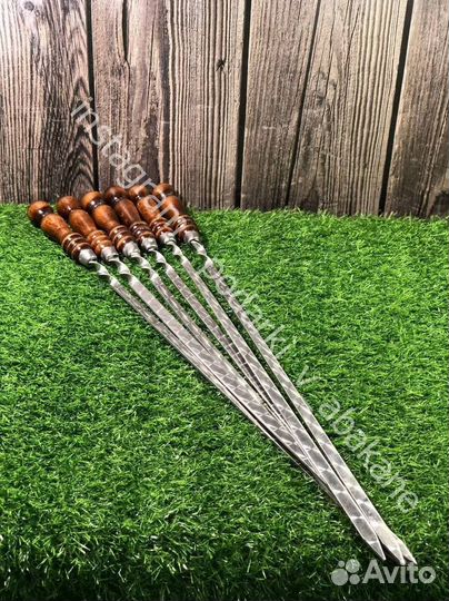 Шампура с деревянной ручкой