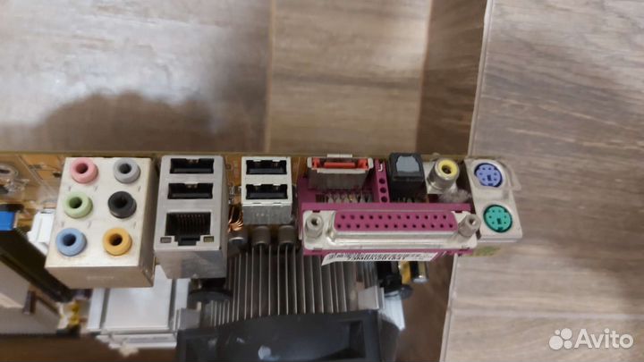 Материнская плата asus p5b с кулером