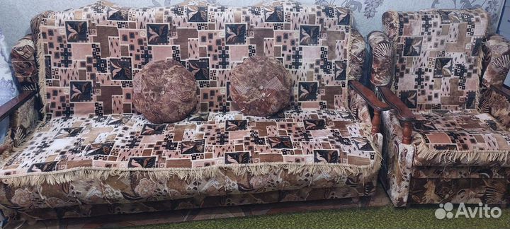Диван с 2 креслами
