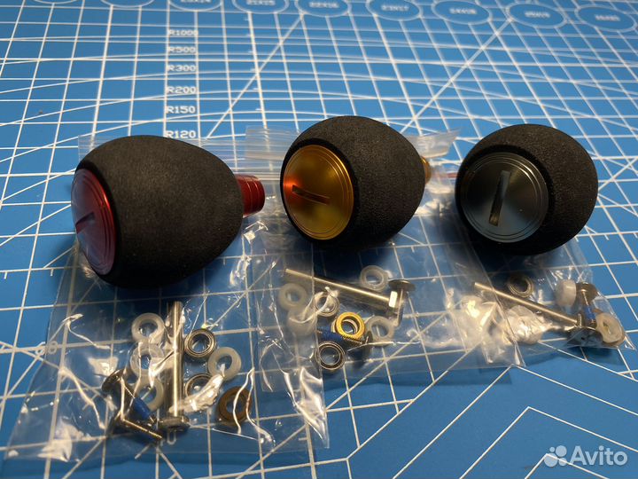 Кноб EVA для катушек Daiwa, Shimano, Ryobi и тд