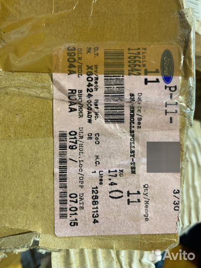 Ролик натяжной в сборе Ford Tranzit 2007