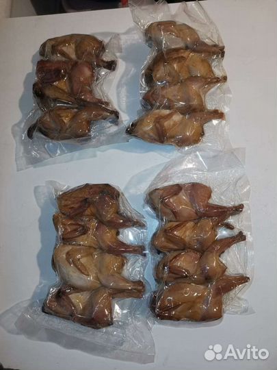 Перепелки копченые