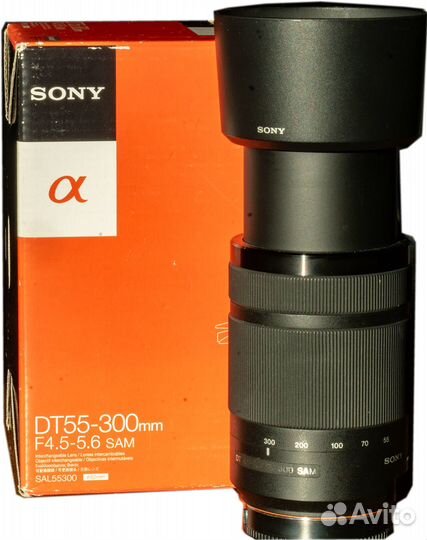 Объектив minolta sony a DT 55-300mm