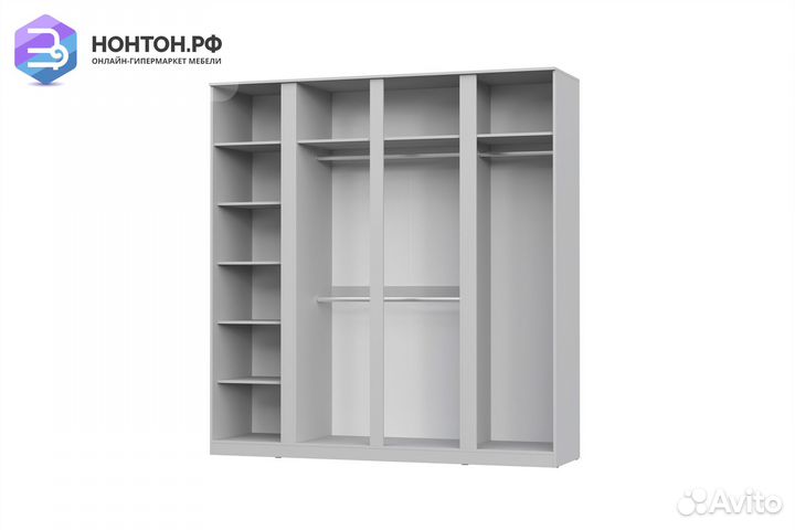 Шкаф Stern 4-х дверный белый