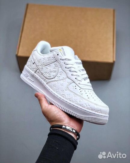 Louis Vuitton X Nike Air Force 1 Low Triple White
