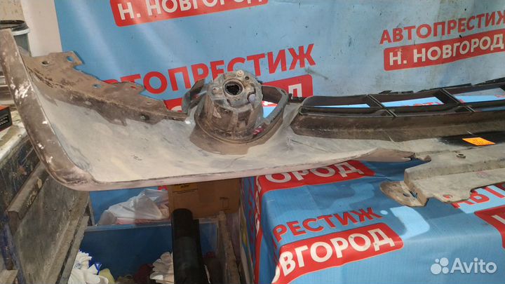 Юбка переднего бампера с птф Инфинити QX70