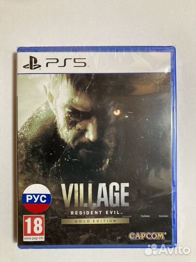 PS5 диск Resident Evil: Village - Gold Edit.,новый