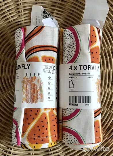 Полотенца кухонные Икеа оригинал