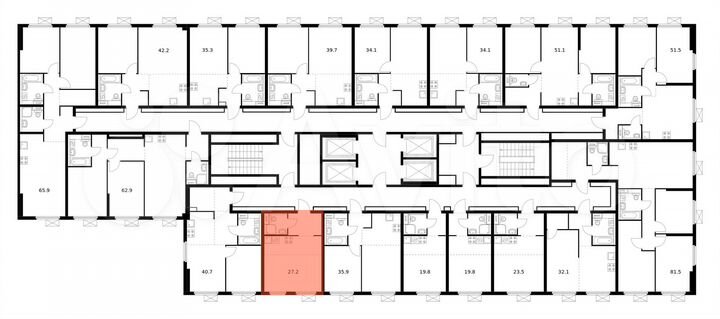 Квартира-студия, 27,2 м², 14/33 эт.
