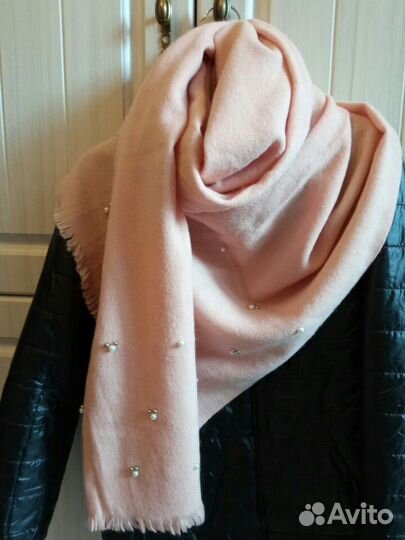 Шарф-палантин(розов.кашемир)