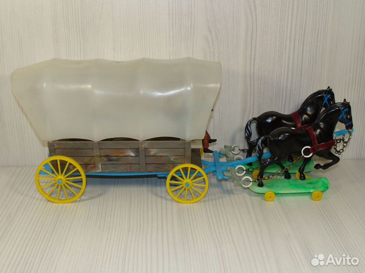 Индейцы и ковбои гдр. N 403D Фургон с возницей 5