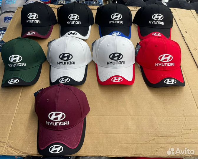 Кепка бейсболка с логотипом KIA,Hynbai,Toyota