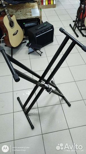 Стойка для клавишных инструментов, двойная XX