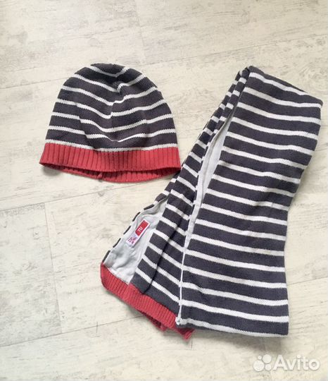 Dpam комплект шапка и шарф демисезон 3-4 года